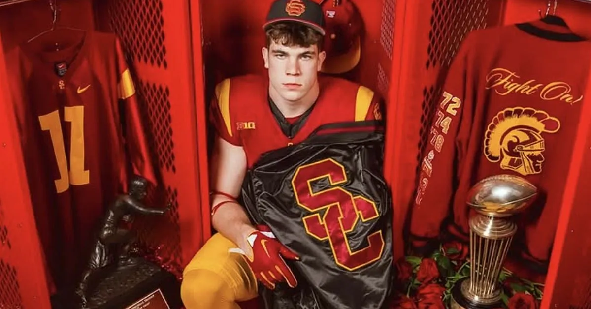 USC Terus Menumpuk Bakat dengan Komitmen Luke Wafle, Edge Rusher Top247