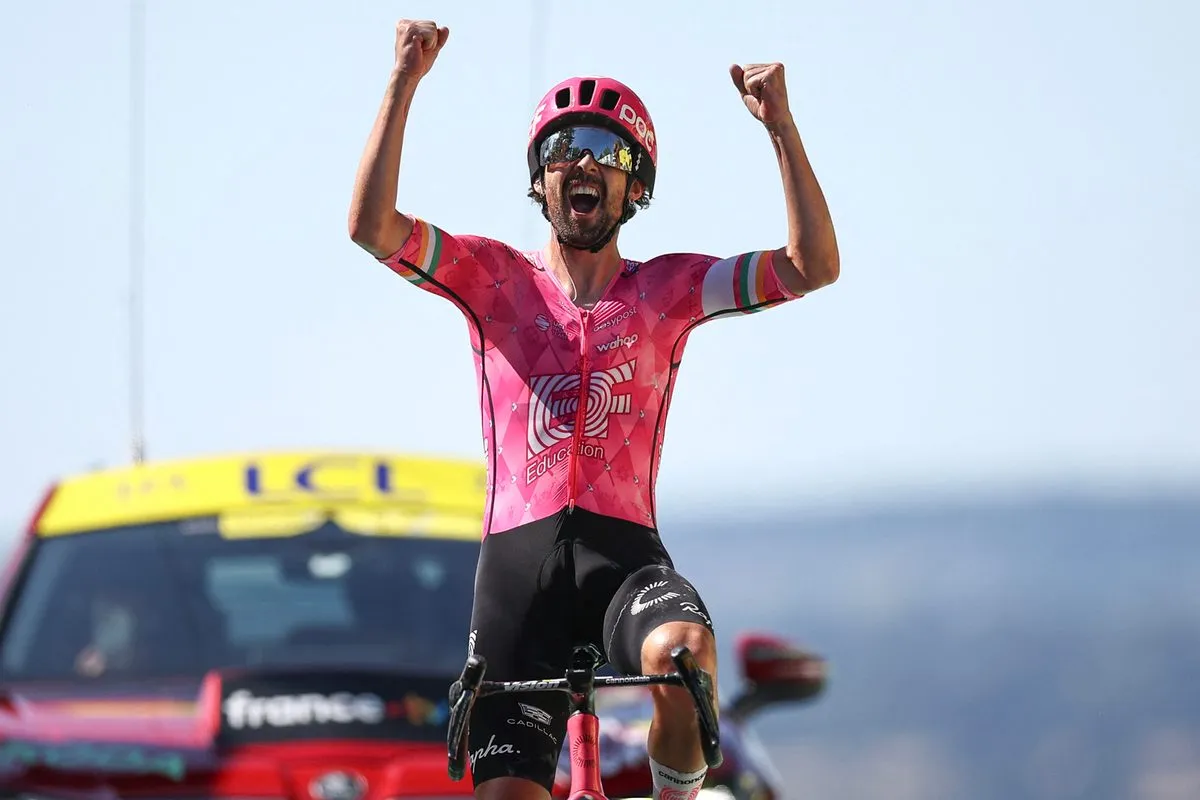 Ben Healy Bagikan Data Kekuatan Kemenangan Etape Tour de France ke Strava – dan Statnya Mengesankan