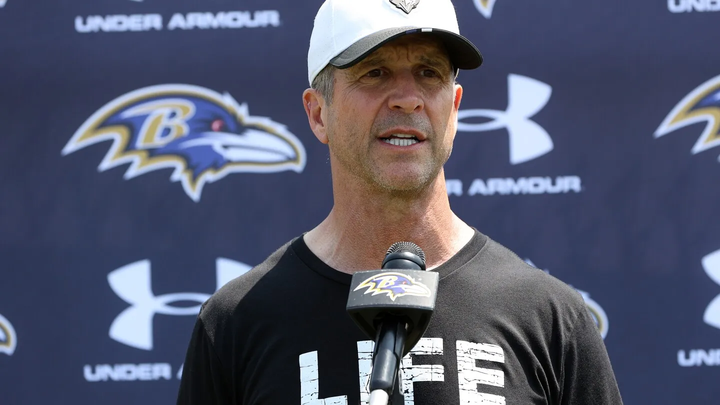 John Harbaugh Membantah Pertanyaan Wartawan Soal Kunjungan Gedung Putih