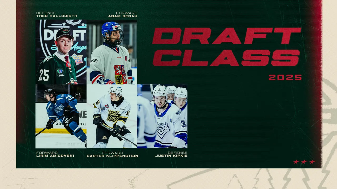 Minnesota Wild Memilih Lima Pemain di Draft NHL 2025